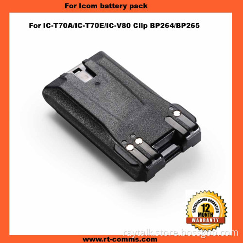Original Bp265 Bp265 Battery Pack Replacement for Icom IC-T70A IC-70e
